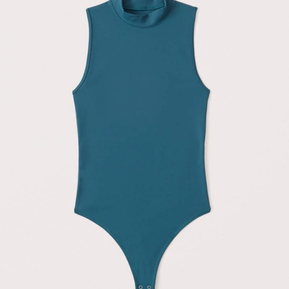 NWT Abercrombie Seamless Mockneck Bodysuit small - Picture 3 of 4